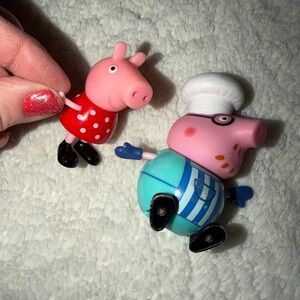 Peppa Pig and George Chef Toy Set - Pink, Red, Blue. MUST BE BUNDLED